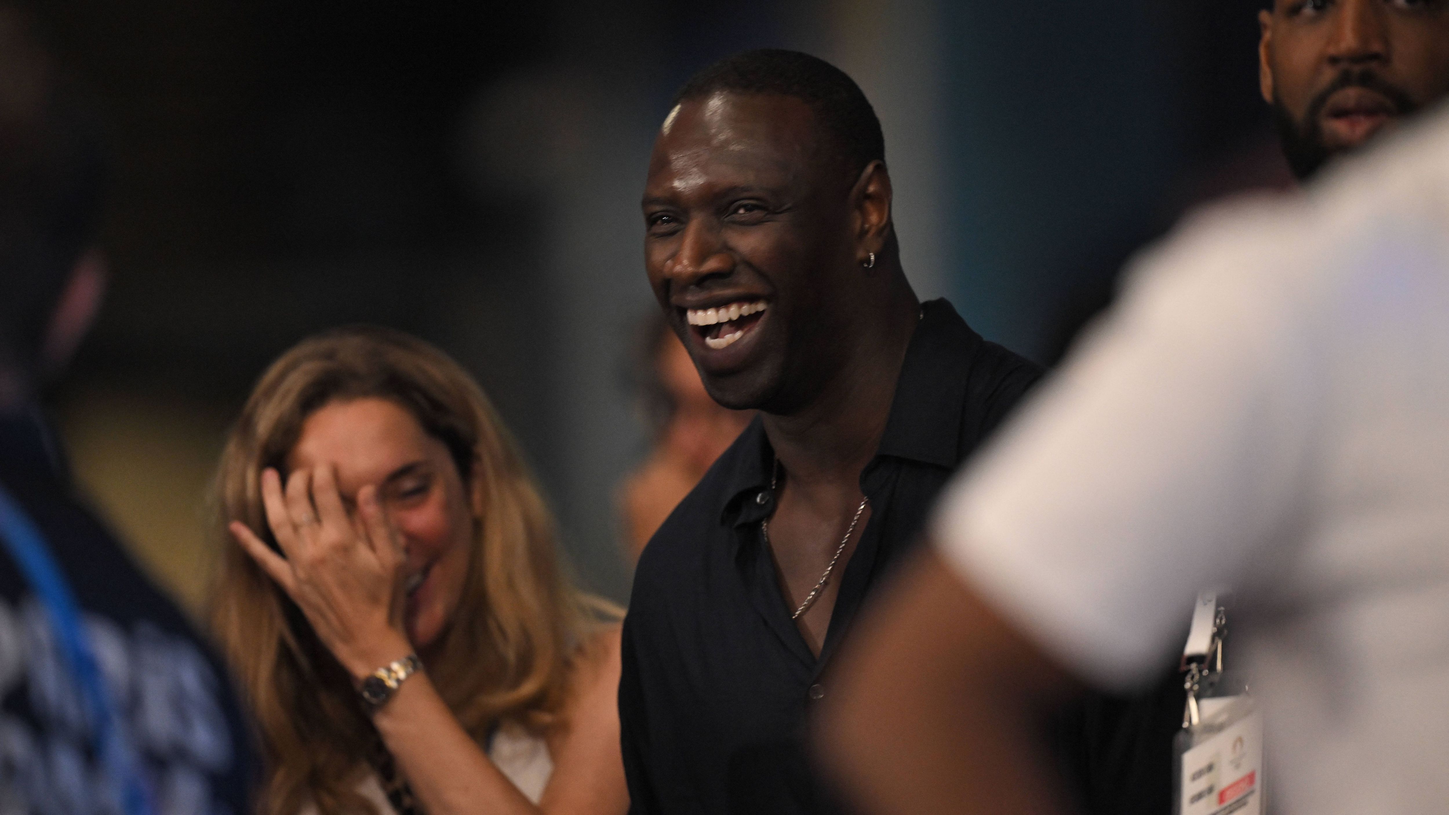 <strong>Olympia: Die besten Bilder des siebten Tages</strong><br>Der französische Schauspieler Omar Sy - unter anderem bekannt aus "Ziemlich beste Freunde" - lässt sich die Judo-Wettkämpfe nicht entgehen.