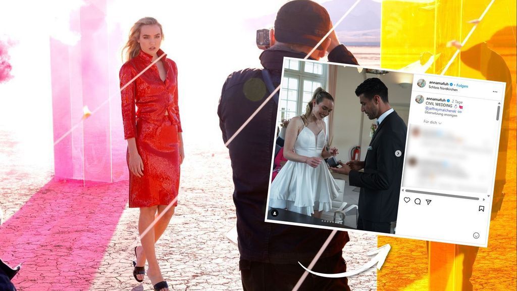 Traumhochzeit im Schloss: Ex-GNTM-Kandidatin hat geheiratet