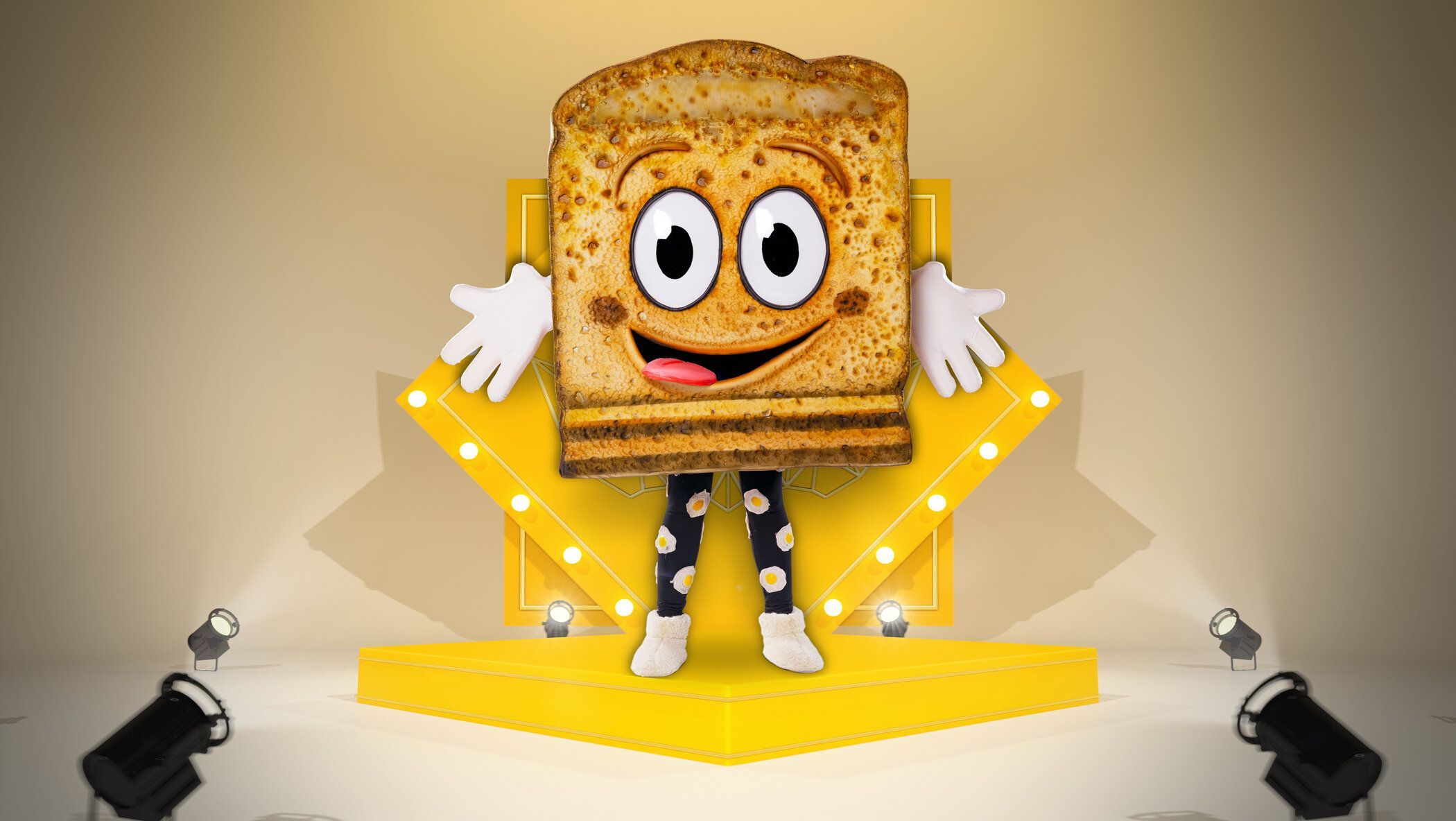 Der Toast ist ein echter Entertainer.