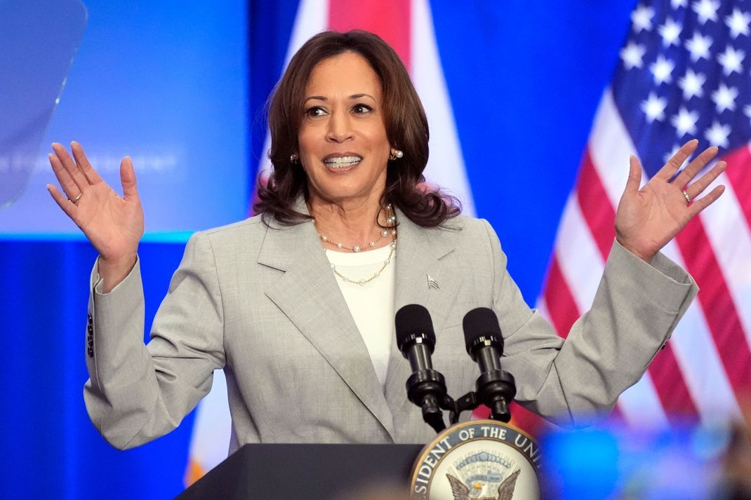 Kamala Harris will die erste US-Präsidentin der USA werden.