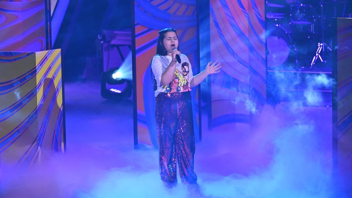 Erika singt im Finale von "The Voice Kids" 2024