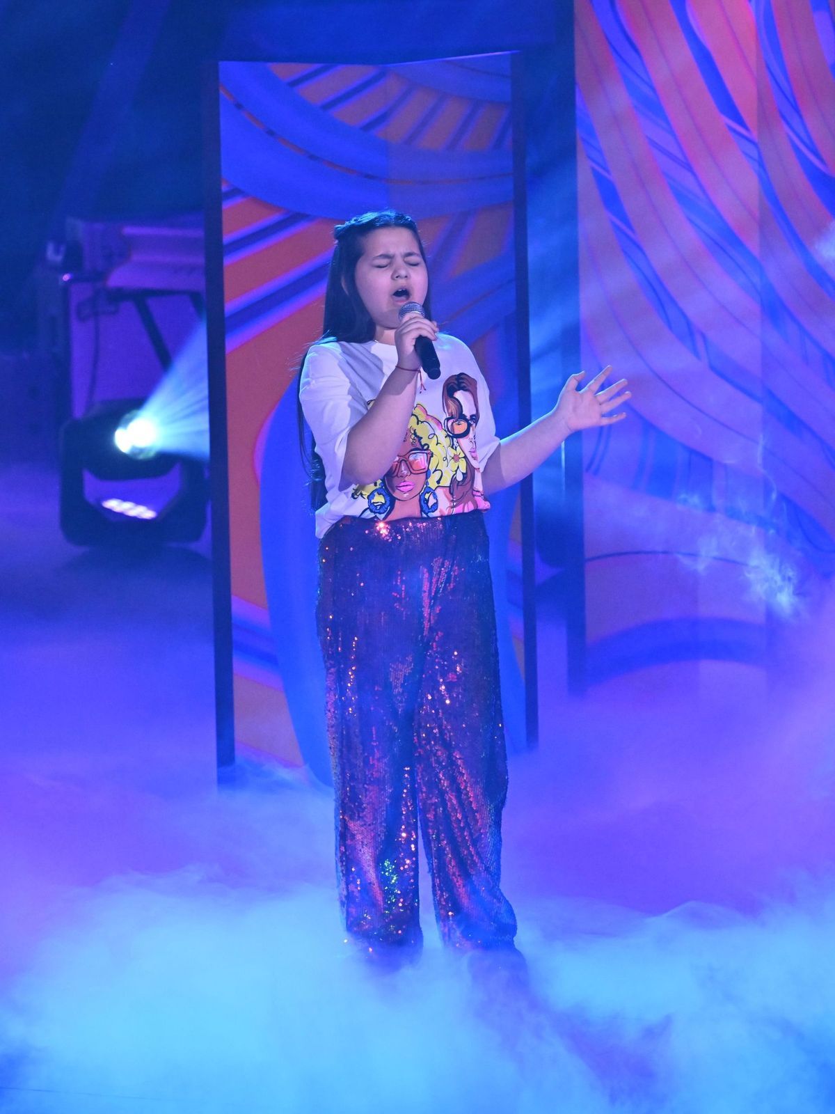 Erika singt im Finale von "The Voice Kids" 2024