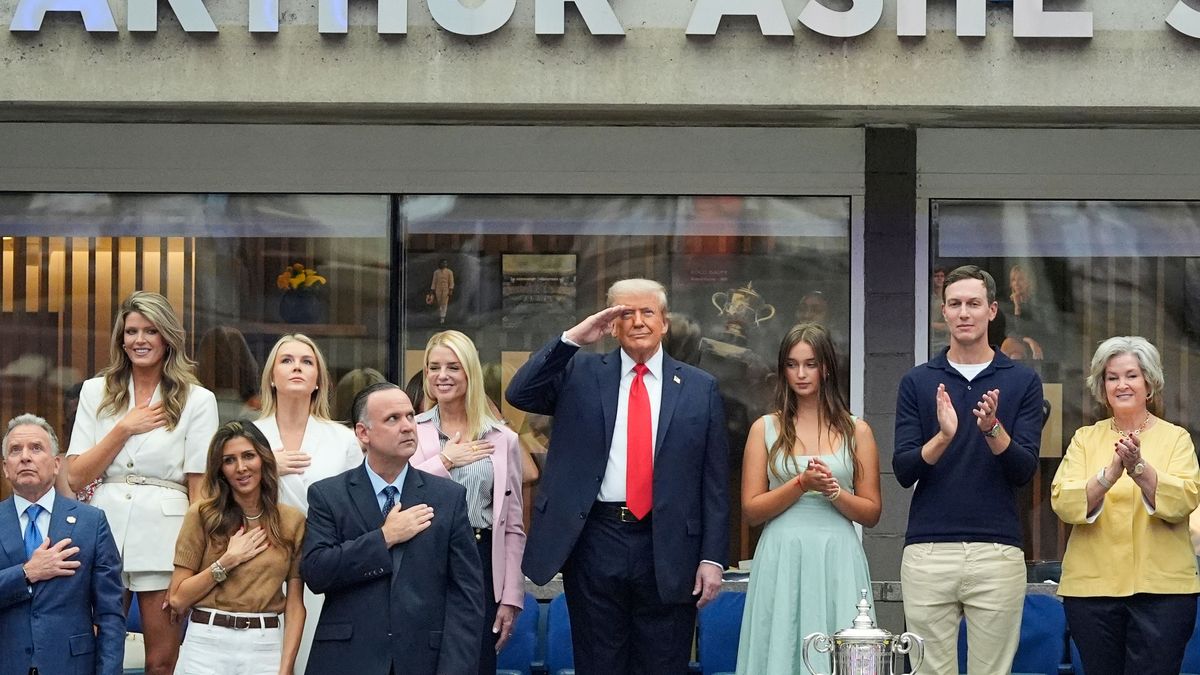 APTOPIX Trump US Open Tennis