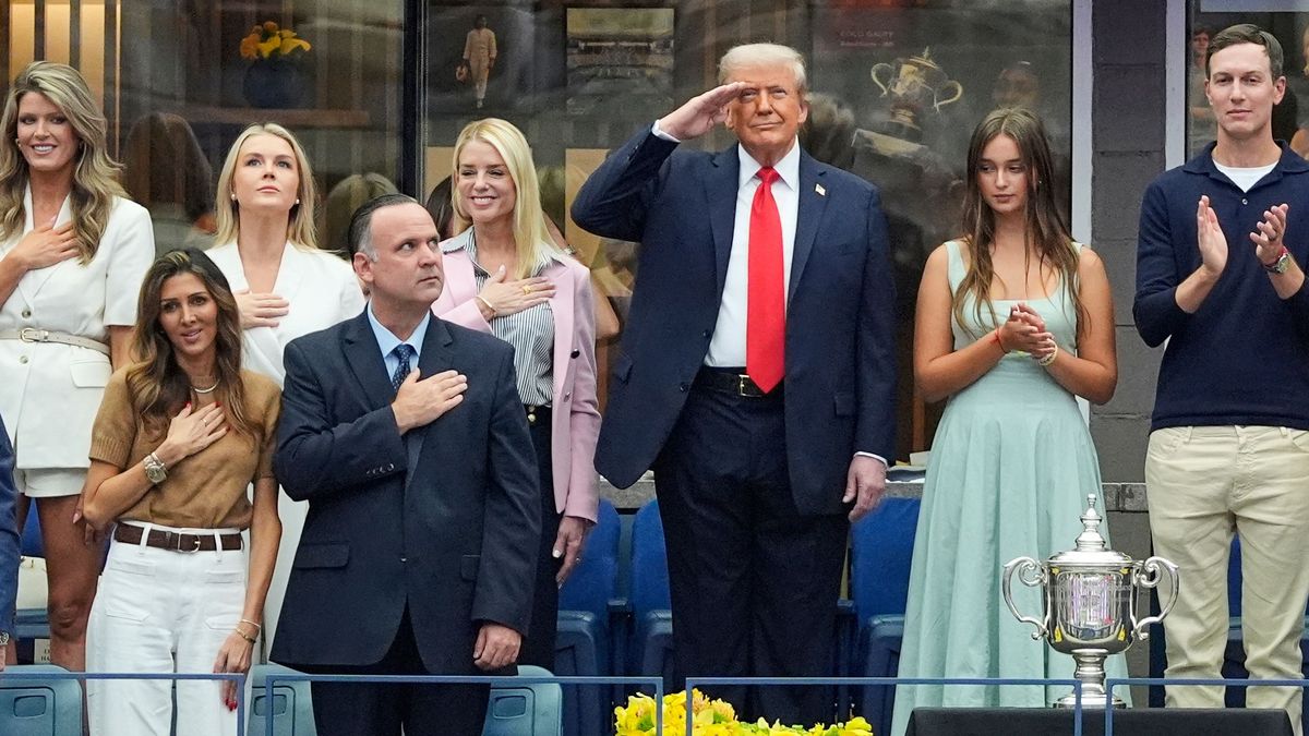 APTOPIX Trump US Open Tennis