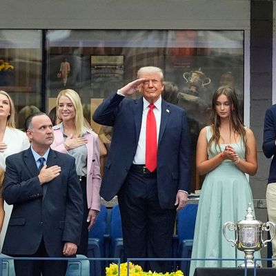 APTOPIX Trump US Open Tennis