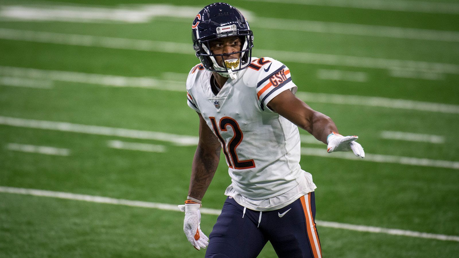 
                <strong>Geteilter 13. Platz: Allen Robinson</strong><br>
                &#x2022; Team: Chicago Bears -<br>&#x2022; Quote: +2.400 (bei einem Einsatz von 100 US-Dollar gewinnt man 2.500 US-Dollar) -<br>&#x2022; Receiving Yards 2020: 1.250 (9. Platz)<br>
              