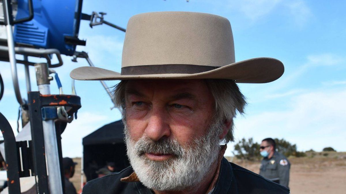 Alec Baldwin am Set seines Westerns "Rust".