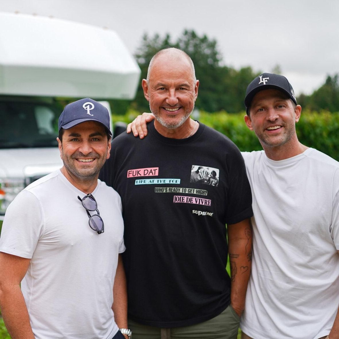 Ali Güngörmüs; Frank Rosin und Alexander Kumptner sind in "Roadtrip Amerika" mit dem Camper unterwegs.