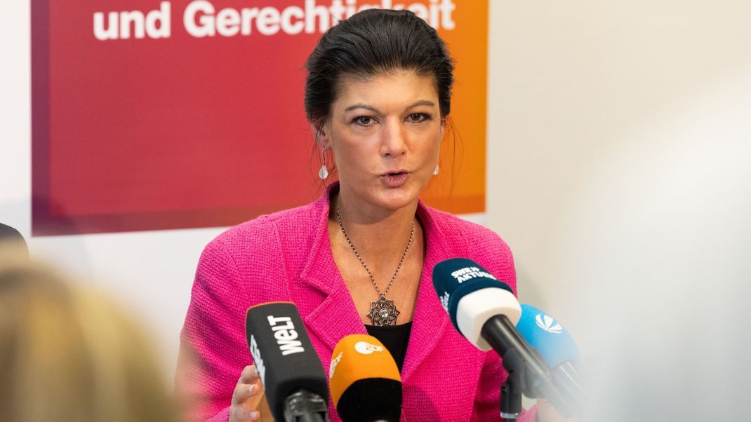 Sahra Wagenknecht, Parteivorsitzende Bündnis Sahra Wagenknecht - für Vernunft und Gerechtigkeit (BSW).