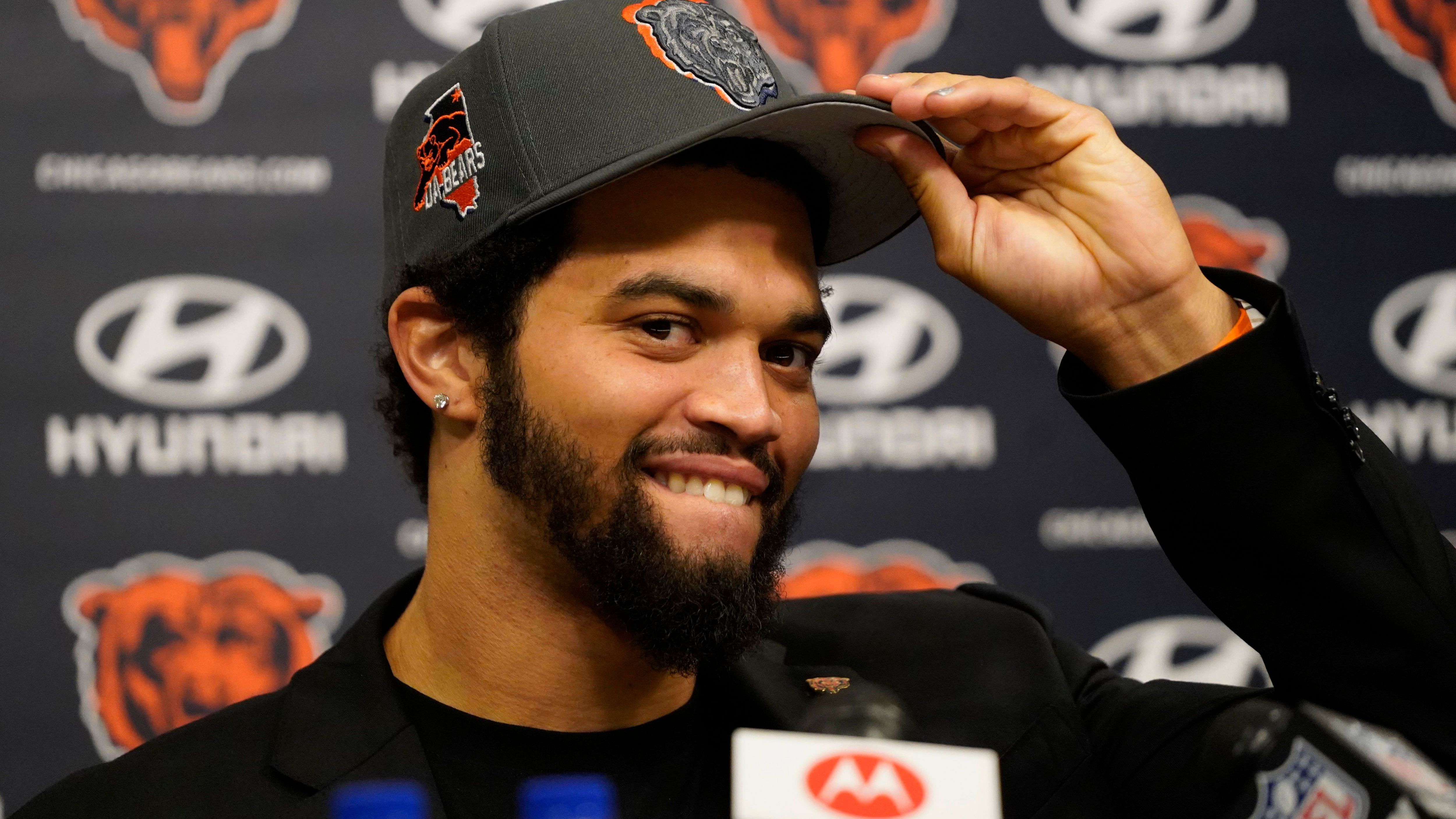 <strong>Pick 1: Caleb Williams (Chicago Bears, QB)</strong><br>Trikotnummer: 18