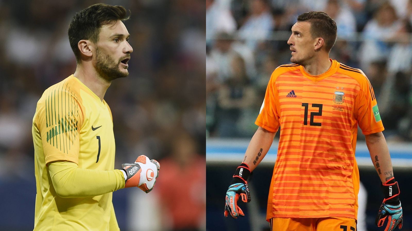 
                <strong>Hugo Lloris vs. Franco Armani</strong><br>
                Zum Auftakt eine ziemlich klare Sache. Armani kam gegen Nigeria zu seinem Debüt für Argentinien. Es war ein ordentliches. Doch die Klasse und die Erfahrung spricht eindeutig für Lloris. Punkt für Frankreich, 1:0.
              