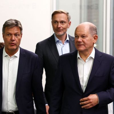 Die Chefs der Ampelkoalition