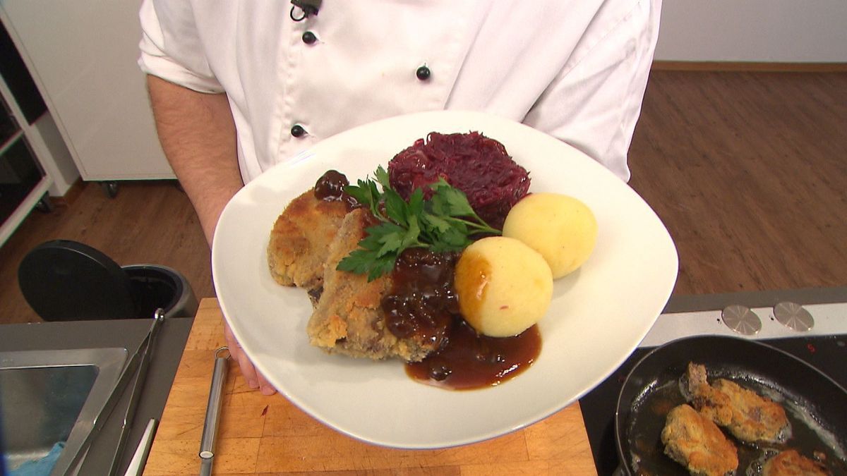 Schnitzel, Klöße und Rotkohl schnell gemacht! Glaubst du nicht? Dann überzeuge dich selbst!