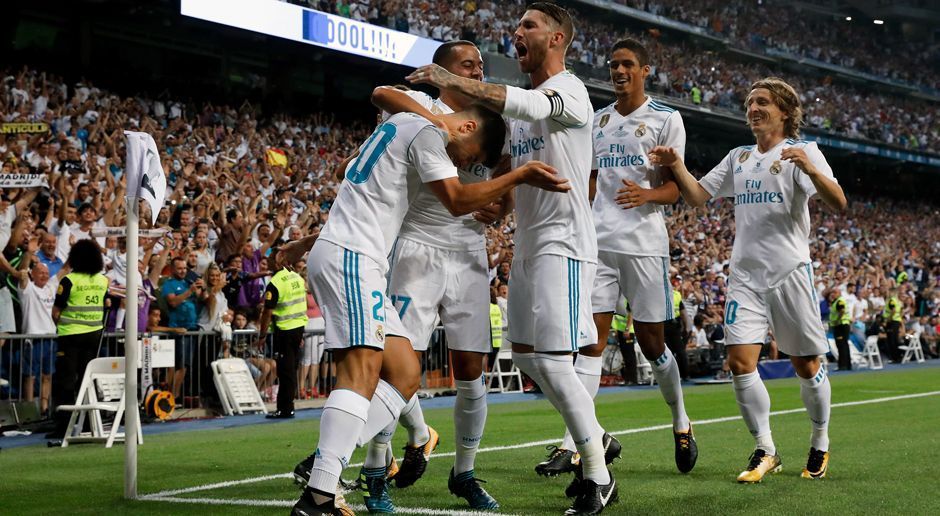 
                <strong>Einzelkritik Real Madrid vs. FC Barcelona</strong><br>
                Real Madrid sichert sich mit einem 2:0-Erfolg im Rückspiel gegen den FC Barcelona den spanischen Supercup. Die Noten zum Spiel. 
              