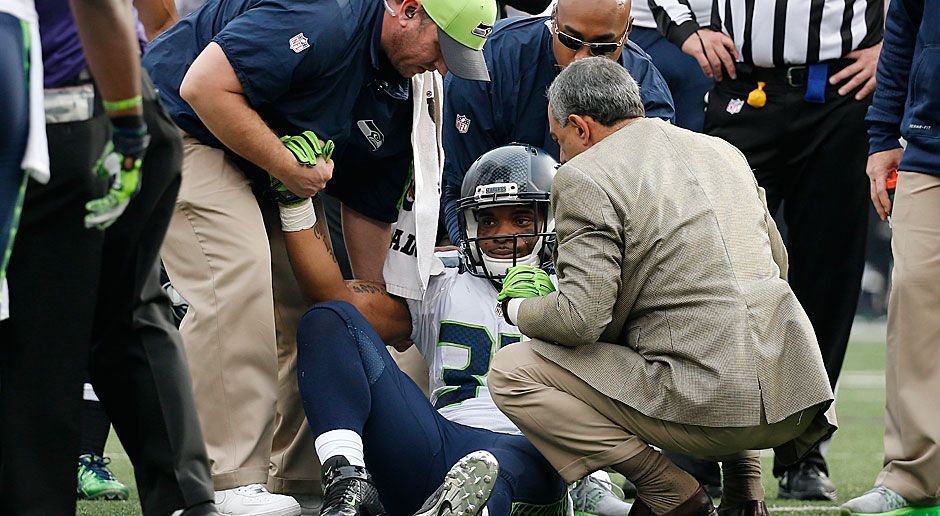 
                <strong>Thomas Rawls (Running Back, Seattle Seahawks)</strong><br>
                Thomas Rawls: Die Seahawks müssen einige Wochen ohne den Running Back auskommen. Ein Haarriss im Wadenbein könnte ihn bis zu einem Monat außer Gefecht setzen. Bereits beim 37:18 über die San Francisco 49ers in Week 3 musste der 23-Jährige zuschauen.
              