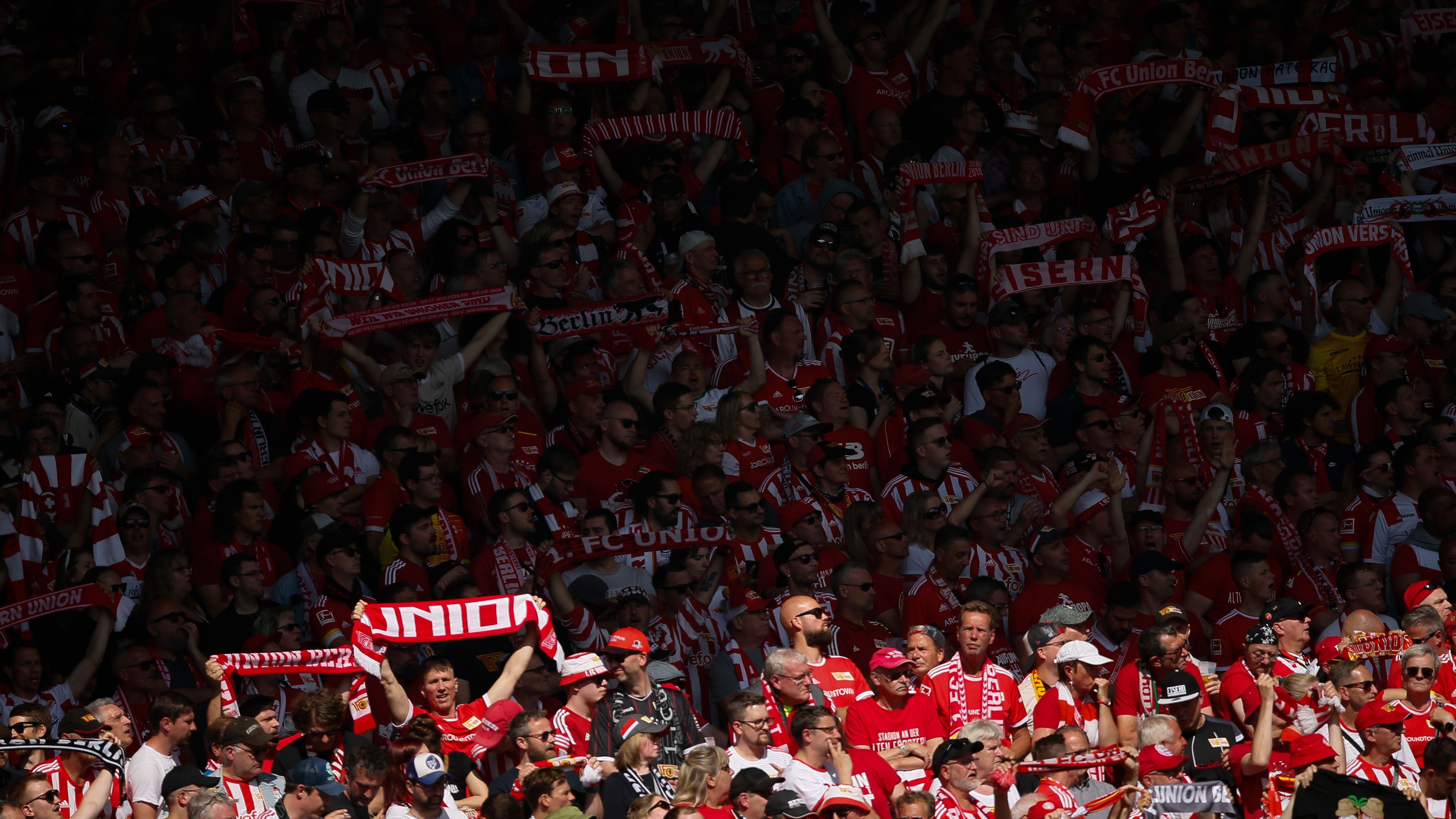 <strong>Rang 7: 1. FC Union Berlin</strong><br>221 Euro für eine Stehplatz-Dauerkarte.<br>Sitzplatz-Dauerkarte: 510 Euro bis 765 Euro.