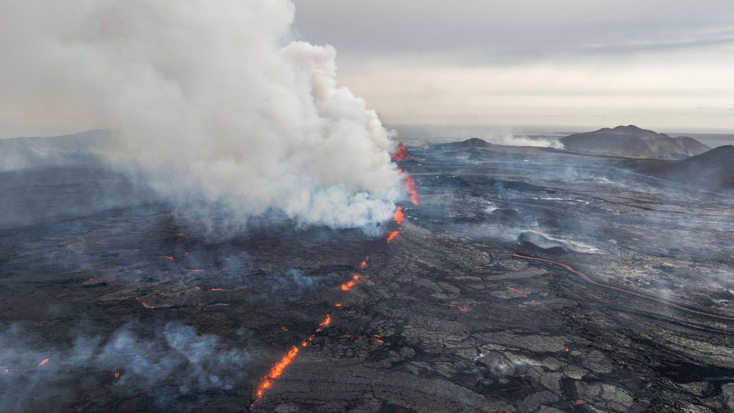 Es handelt sich um den fünften Vulkanausbruch in Island seit Dezember.