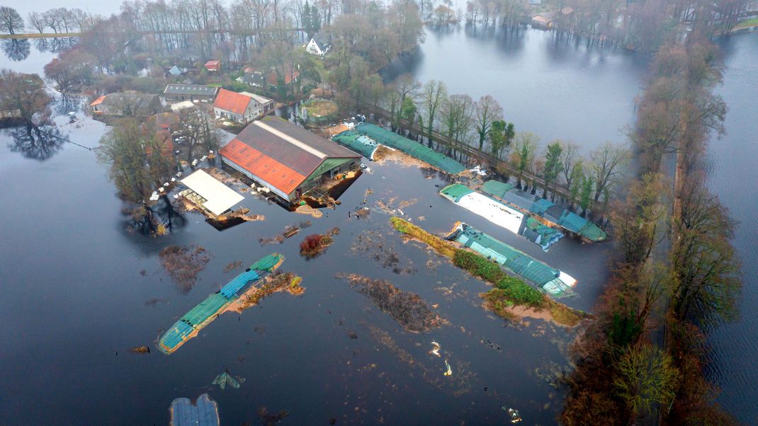 In Deutschland kommt es weiter zu Hochwasser.
