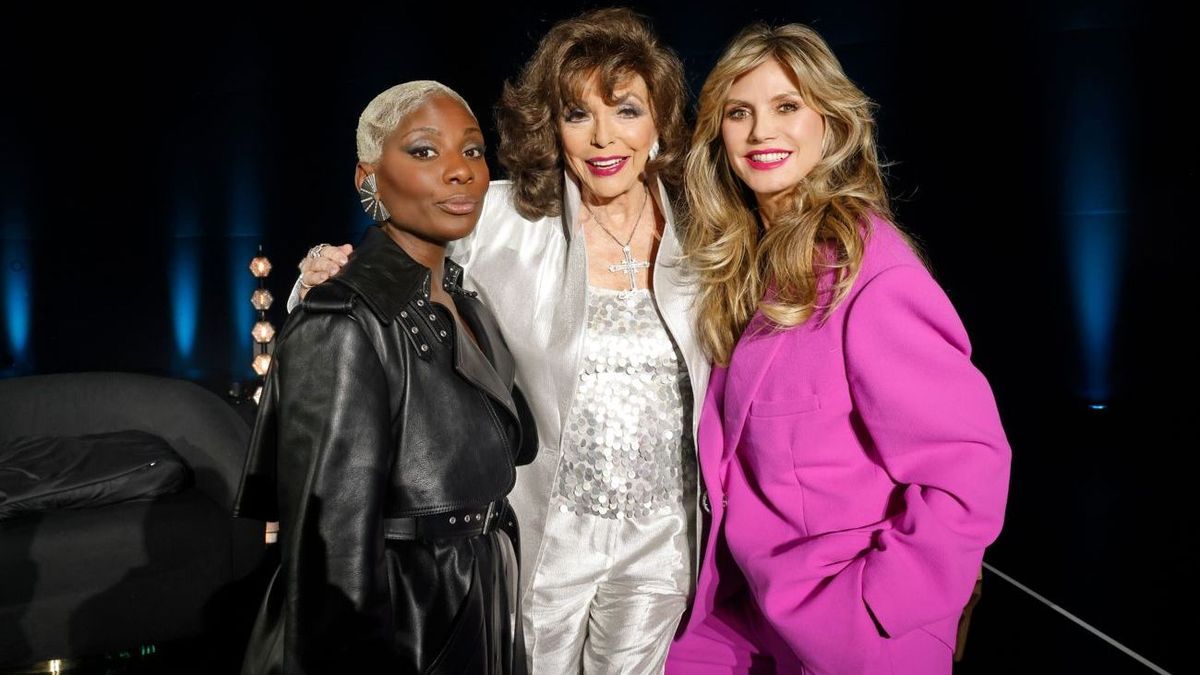 Hoher Besuch: Neben Nikeata Thompson wird auch Joan Collins Modelchefin Heidi Klum beratend zur Seite stehen.
