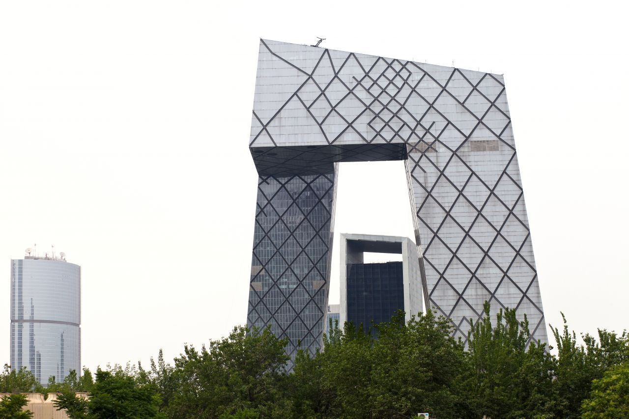 Das chinesische Staatsfernsehen ist hier zu Hause: in den 850 Millionen Euro teuren China Central Television Headquarters in Peking.