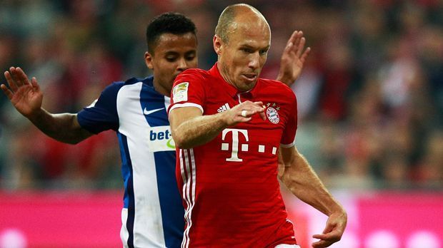 
                <strong>Bester Zweikampfquote aller Bayern-Feldspieler</strong><br>
                Bester Zweikampfquote aller Bayern-Feldspieler: 70 Minuten Einsatzzeit haben Arjen Robben gereicht, um den Bestwert aller Bayern-Feldspieler aufzuweisen. Mit zwölf gewonnenen Zweikämpfen (von 17) hat der Niederländer eine Quote von 70,59 Prozent.
              