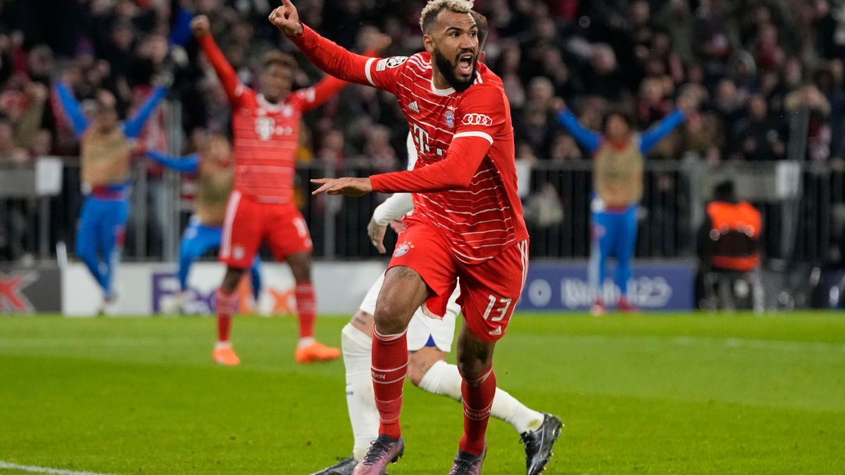 FC Bayern gegen Paris Saint Germain in der Allianz Arena in München.