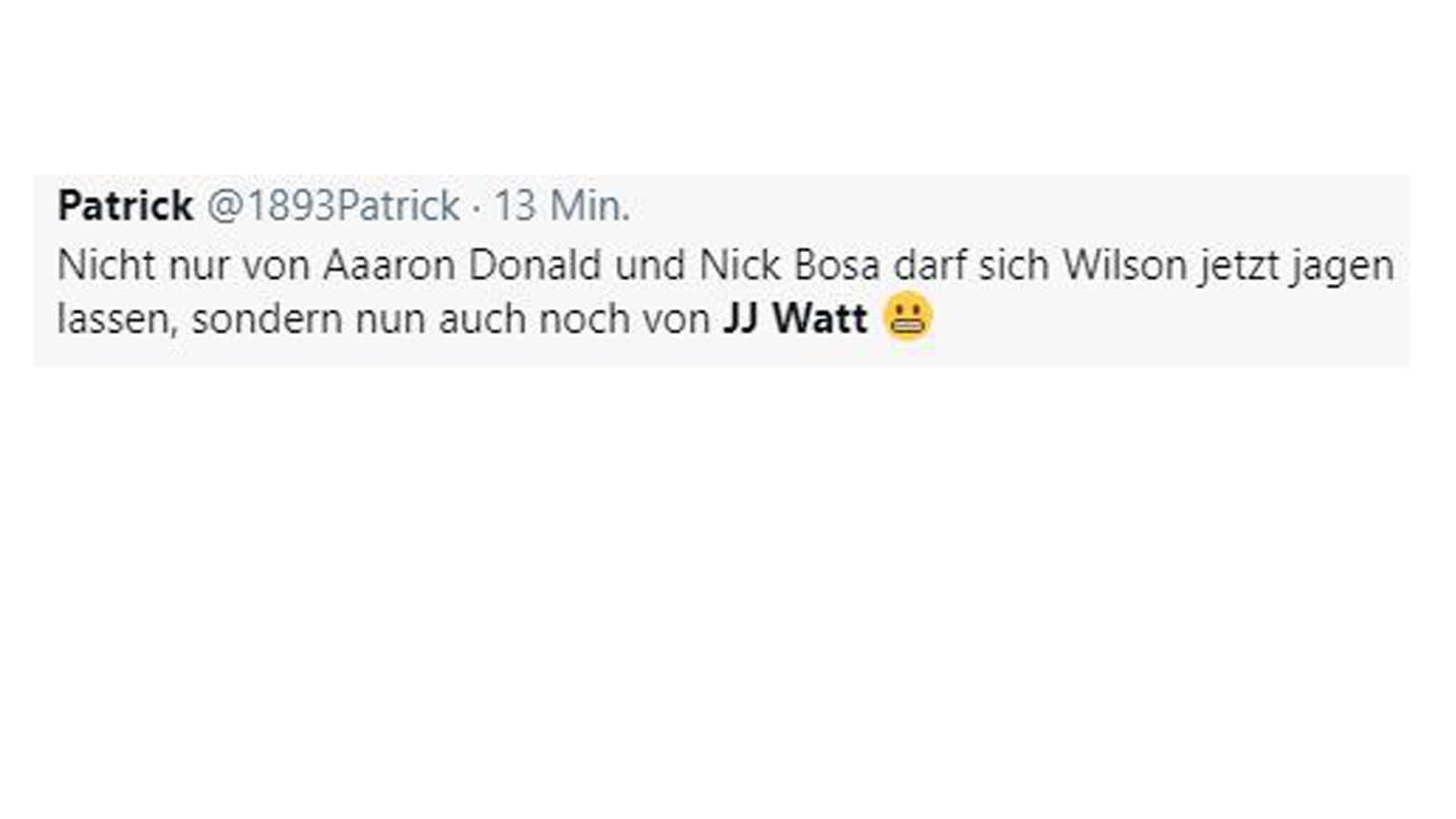 
                <strong>Die Netzreaktionen zum Watt-Hammer</strong><br>
                Und dieser Tweet gefällt Wilson auch nicht...
              