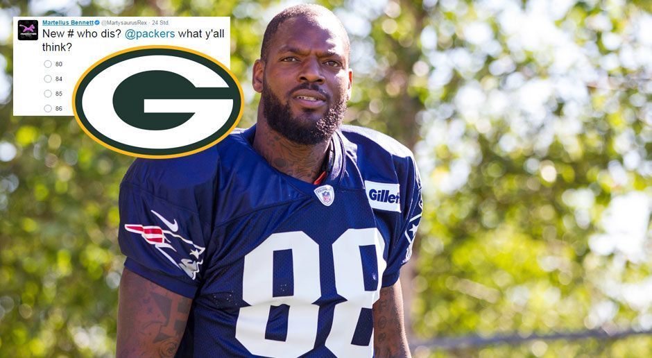 
                <strong>Die Geschichten zu den Rückennummern: Martellus Bennett ließ Fans abstimmen</strong><br>
                Nach seinem kurzzeitigen Wechsel von den Patriots zu den Green Bay Packers vor der Saison 2017 fragte Martellus Bennett die Fans via Twitter-Abstimmung, welche Rückennummer er wählen solle. Der Tight End begründete die ungewöhnliche Aktion damit, dass die Packers ein Klub der Leute seien - ohne den sonst üblichen Teambesitzer. Am Ende stimmten über 124.000 Fans ab und entschieden sich mit der Mehrheit von 30 Prozent für die Nummer 80. Wenige Wochen später und damit kurz vor seinem Karrierende spielte Bennett wieder für die "Pats". Er trug während seiner NFL-Zeit auch die 83, 85 und 88 auf dem Rücken.
              