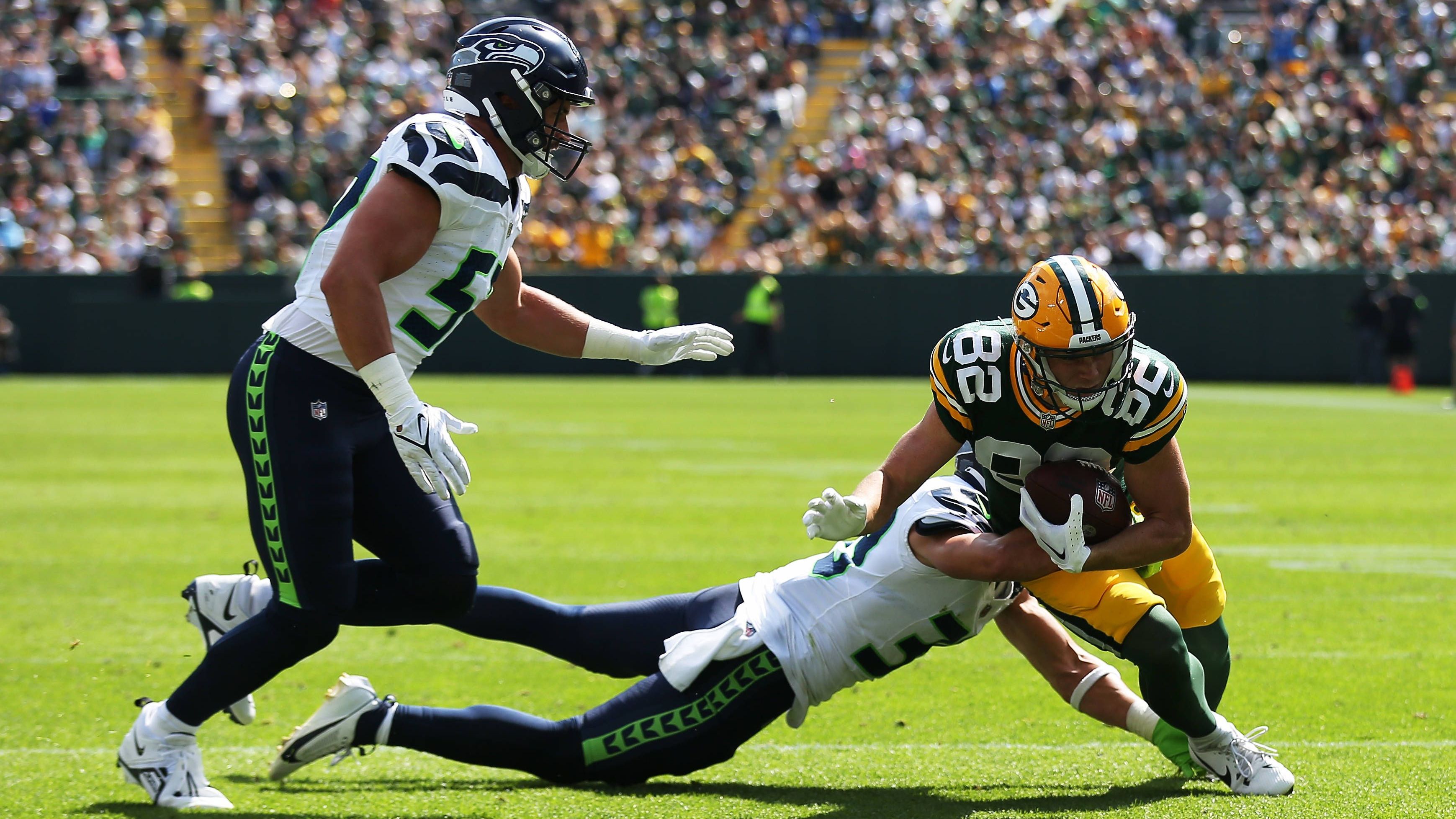 <strong>Green Bay Packers: Hybrid-Rasen</strong><br>Die Packers gehen seit Jahren einen anderen Weg als die Konkurrenz in der NFL. Im Lambeau Field wird auf "SISGrass" gespielt - einem Gemisch aus Kunst- und natürlichem Rasen.