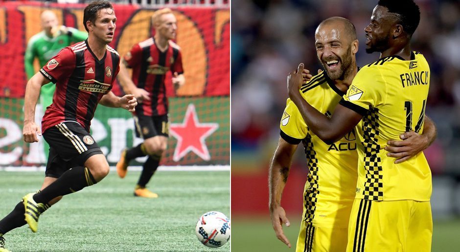 
                <strong>Atlanta United vs. Columbus Crew SC</strong><br>
                In der ersten Saison der Vereinsgeschichte qualifizierte sich Atlanta United für die Playoffs, das schaffte keine Franchise zuvor. Großen Anteil hat der Deutsche Julian Gressel mit fünf Toren und neun Vorlagen. Er ging vor vier Jahren von der Regionalliga in die USA aufs College und schaffte in diesem Jahr den Sprung in die MLS. Atlanta United trägt seine Heimspiele im modernsten Stadion der Welt, dem "Mercedes Benz Stadium" aus. "Gerade zuhause machen unsere Fans einen großen Unterschied, viele Vereine haben Angst vor uns", sagte Gressel jüngst dem "kicker". Mit dem Ex-Leverkusener Kevin Kratz steht bei Atlanta ein zweiter Deutscher im Kader. Columbus hat mit Ola Kamara den drittbesten Torschützen der regulären Saison (18 Tore).
              