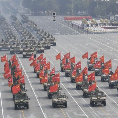 Chinesische Militärparade in Peking im Jahr 2019