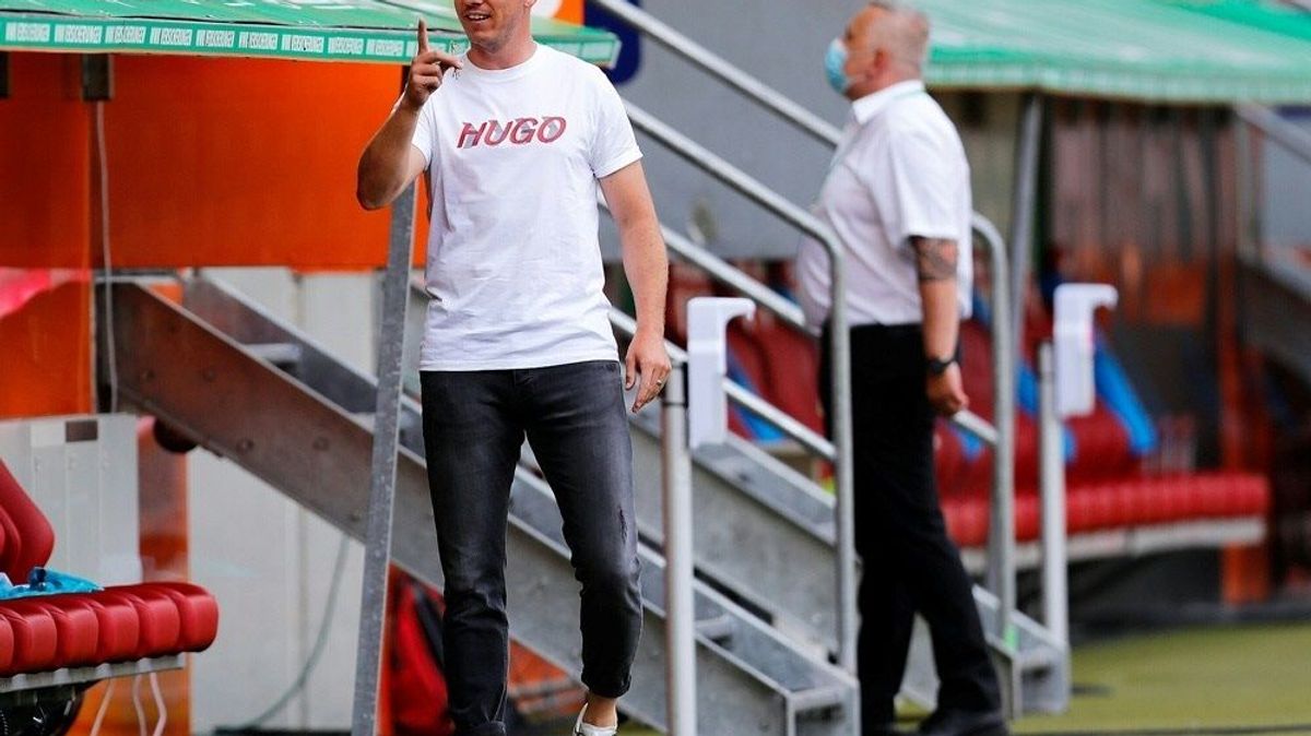 Julian Nagelsmann weiß um die Gefahr des FC Augsburg