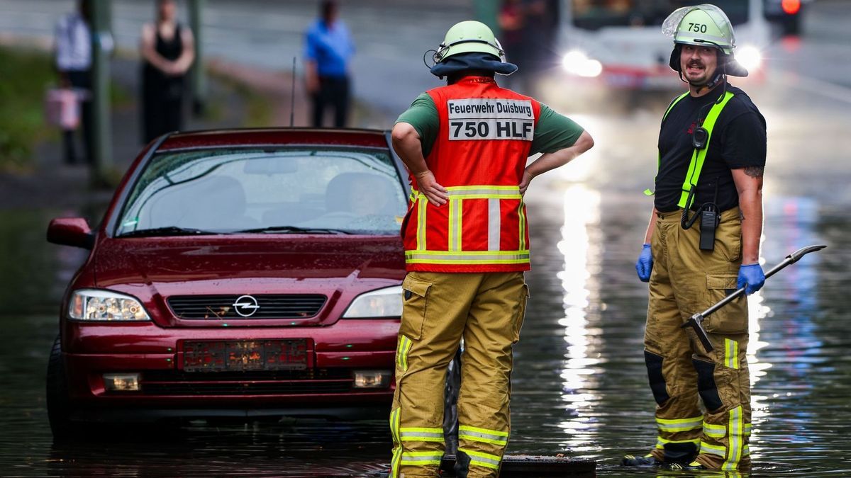 Unwetter in Duisburg