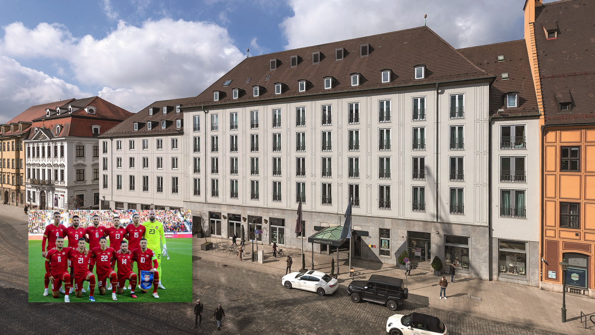 <strong>Serbien - Gruppe C</strong><br>Quartier: Augsburg (Bayern) - Hotel Maximilian’s