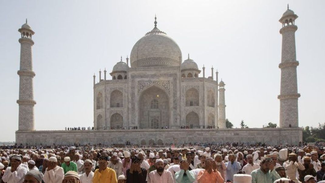 Das Taj Mahal in Indien.