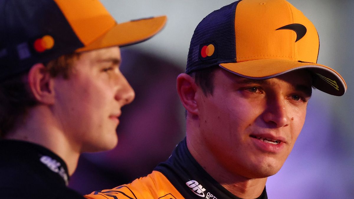 Die McLaren-Teamkollegen Oscar Piastri und Lando Norris in Katar 2025