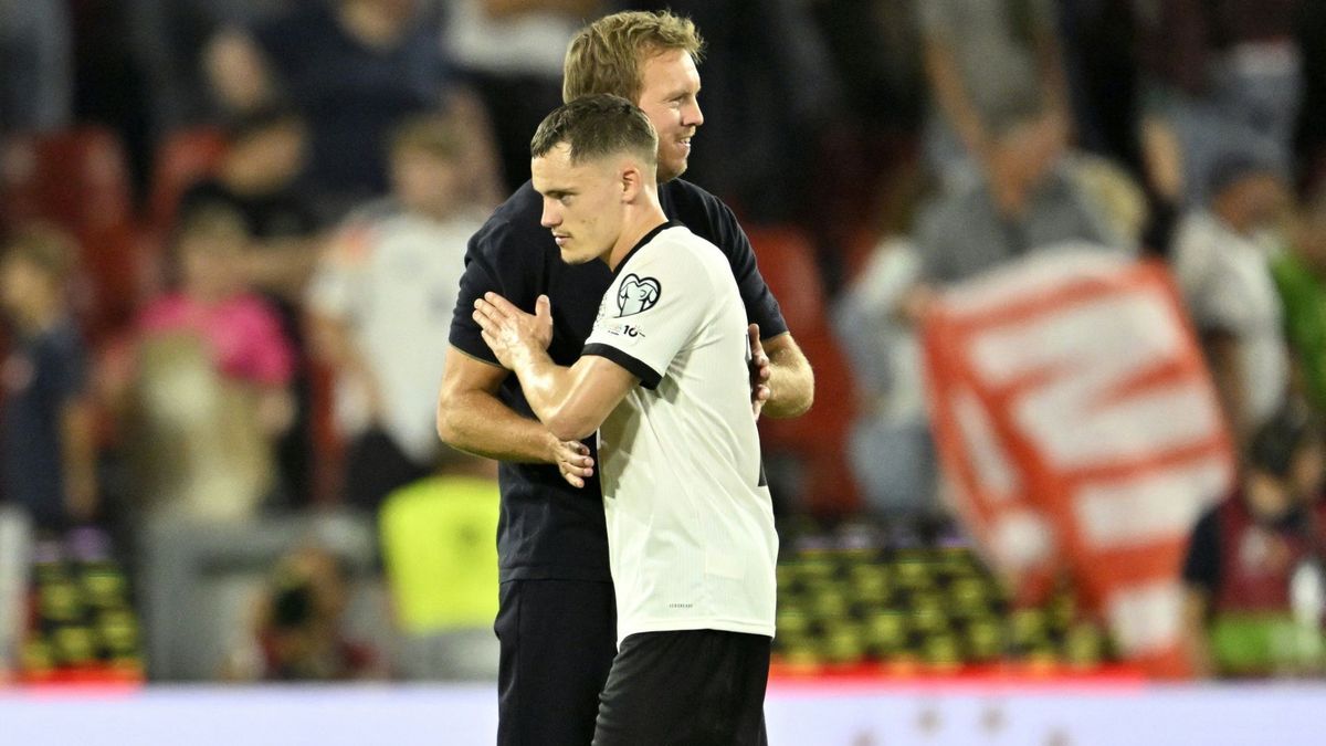 Nagelsmann (l.) war zufrieden mit Wirtz