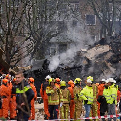 Explosion von Wohngebäude in Den Haag