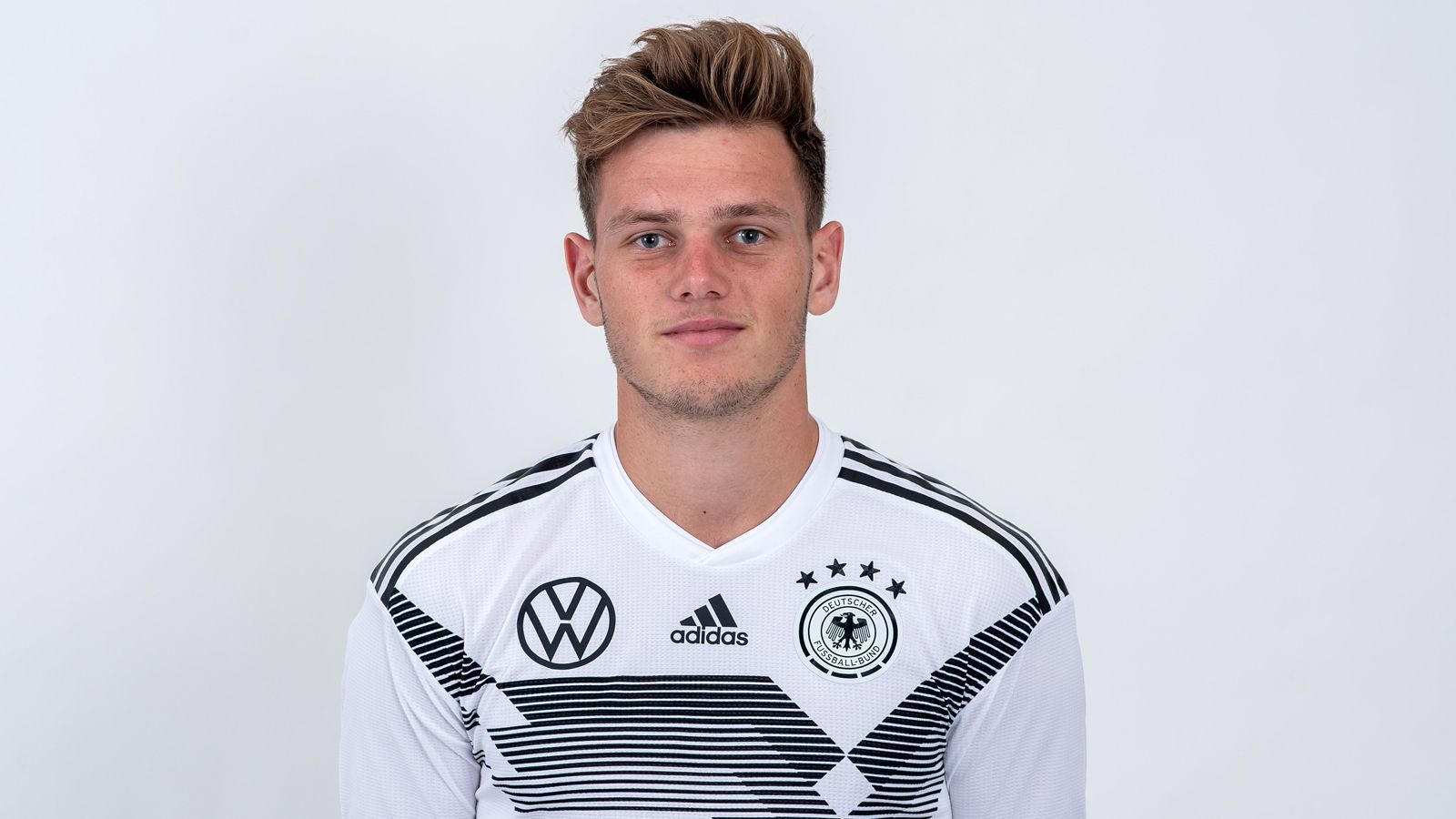 
                <strong>Tim Siersleben (Innenverteidiger, VfL Wolfsburg)</strong><br>
                Alter: 19Spiele in der U20: -Spiele für 1. Mannschaft des Vereins: -
              