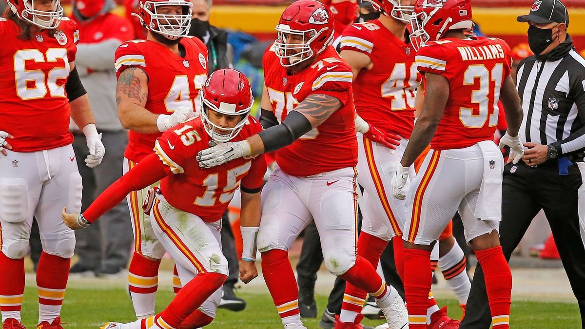 Patrick Mahomes (Fragen und Antworten zur Gehirnerschütterung)