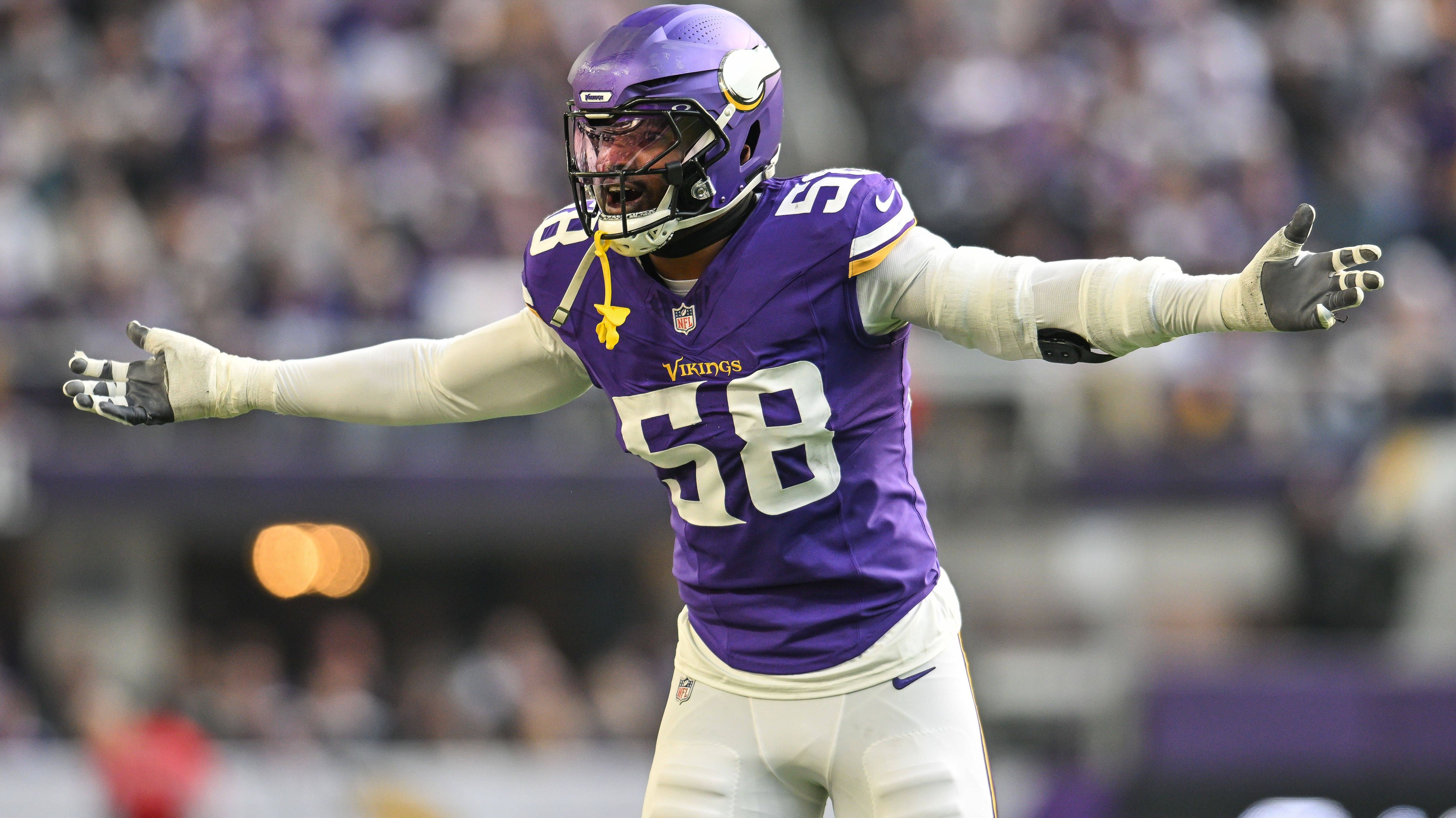 <strong>Platz 48: Jonathan Greenard (Minnesota Vikings)</strong><br>- Position: Linebacker<br>- Platzierung letzte Saison: -