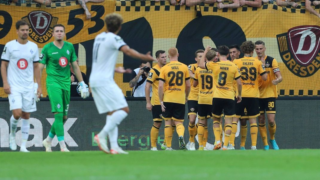 Dynamo Dresden feiert einen Heimsieg