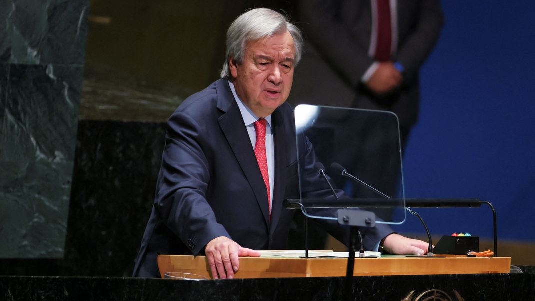 António Guterres wies bei seiner Auftaktrede auf fehlende Geschlechtergerechtigkeit hin.