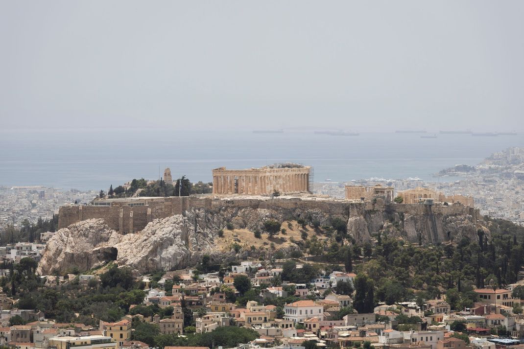 Auch in Athen waren die Beben noch zu spüren.