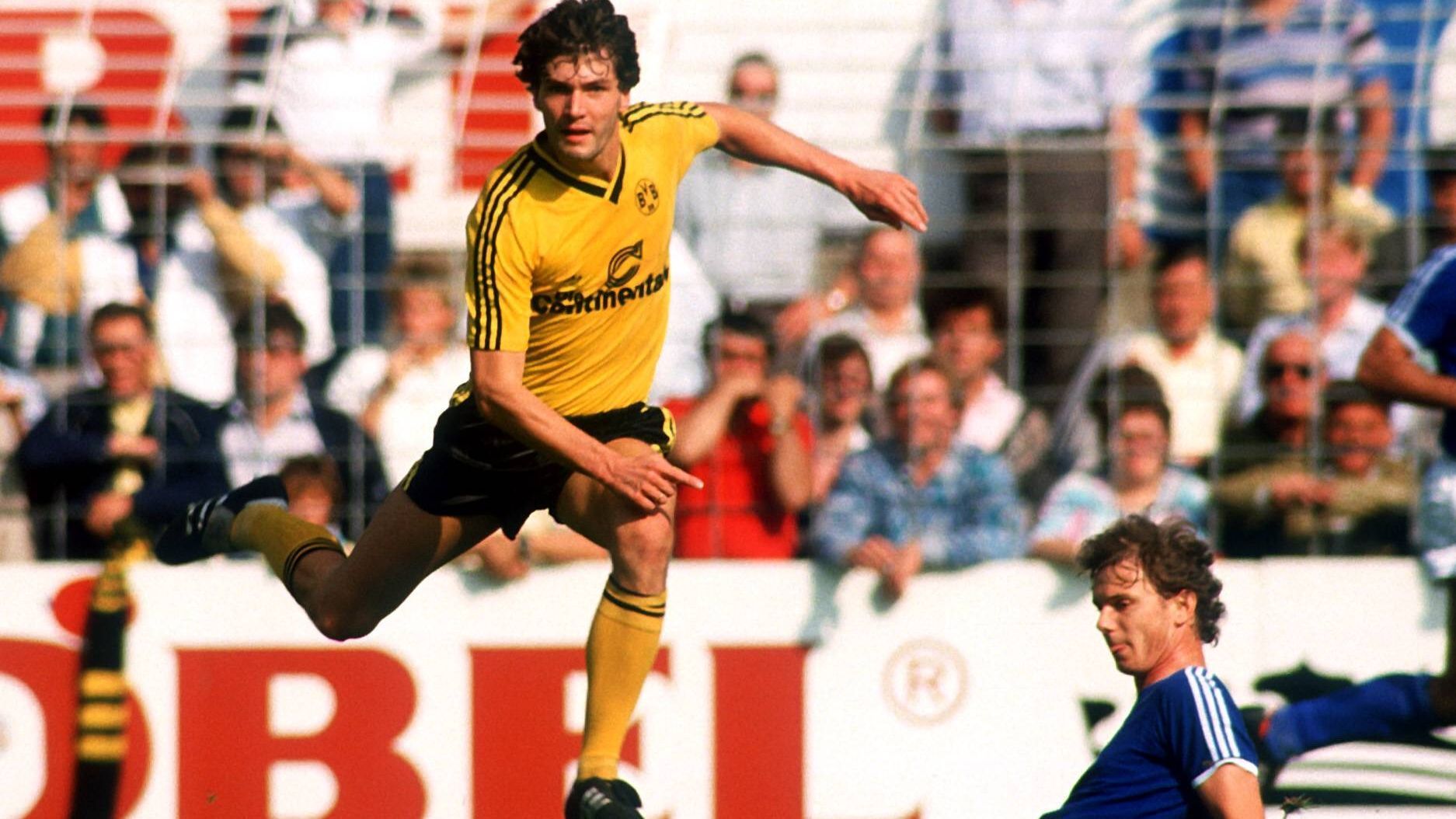 
                <strong>Platz 2: Michael Zorc (Borussia Dortmund) - 16 Spielzeiten</strong><br>
                &#x2022; <strong>Zeitraum:</strong> 1982/83 – 1997/98<br>&#x2022; <strong>Tore:</strong> 131<br>
              