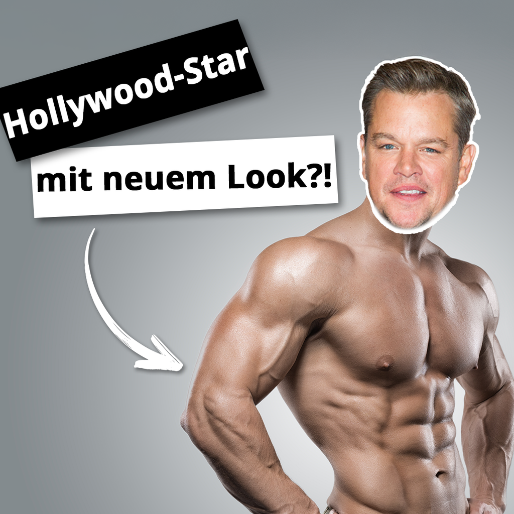 Total verändert: Matt Damon mit Rauschebart - und Sixpack?