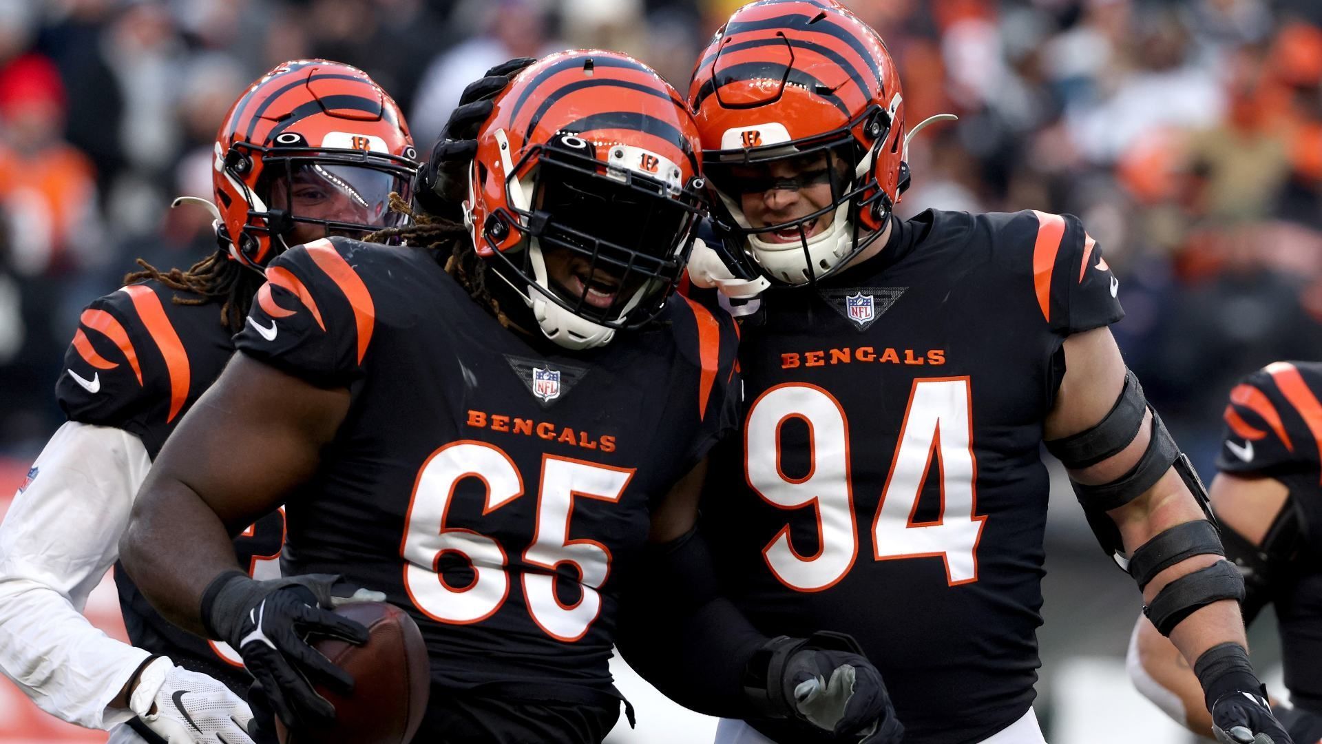 
                <strong>Defensive Tackle</strong><br>
                2022: 17,4 Millionen US-Dollar - 2021: 14,1 Millionen US-Dollar - (Im Bild: Larry Ogunjobi von den Cincinnati Bengals)
              