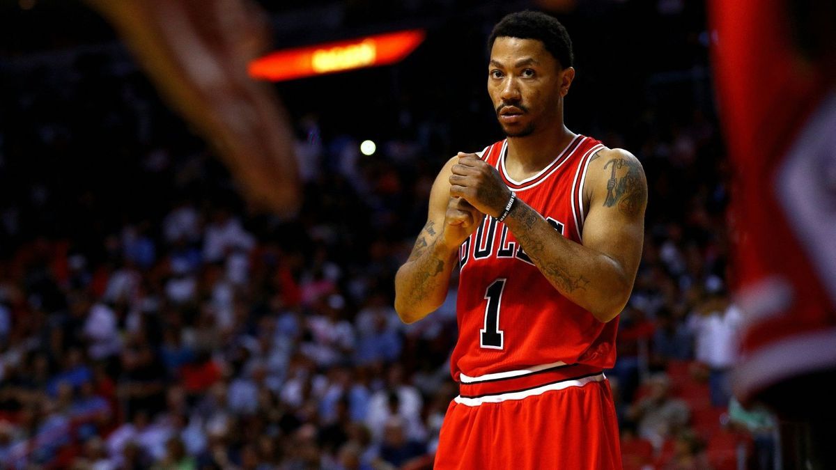 In Chicago geboren, von den Bulls gedraftet: Derrick Rose