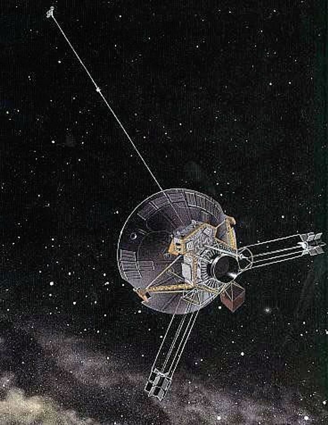 Vor 40 Jahren flog die US-Raumsonde "Pioneer 10"  über die bekannten Grenzen unseres Sonnensystems hinaus.