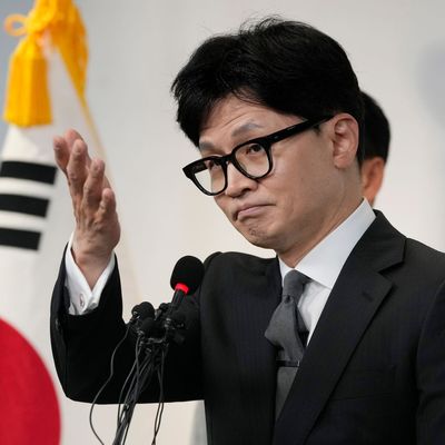 Han Dong Hoon, Chef der Regierungspartei.